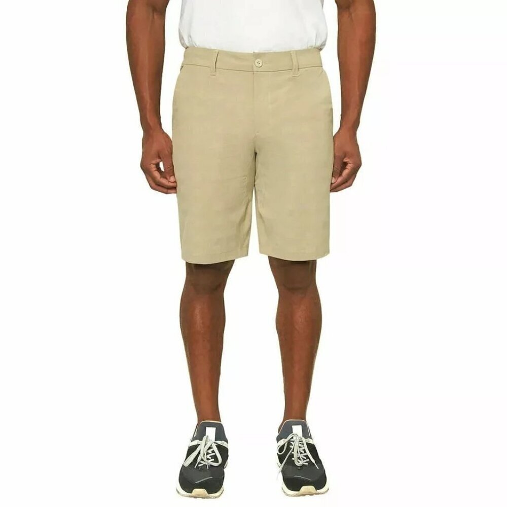 NEW Hang Ten Men's 36 Hybrid Walkshorts Beige 4-Way Stretch Quick Dry